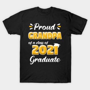 Proud Grandpa of a Class of 2021 Graduate Senior 21 T-Shirt